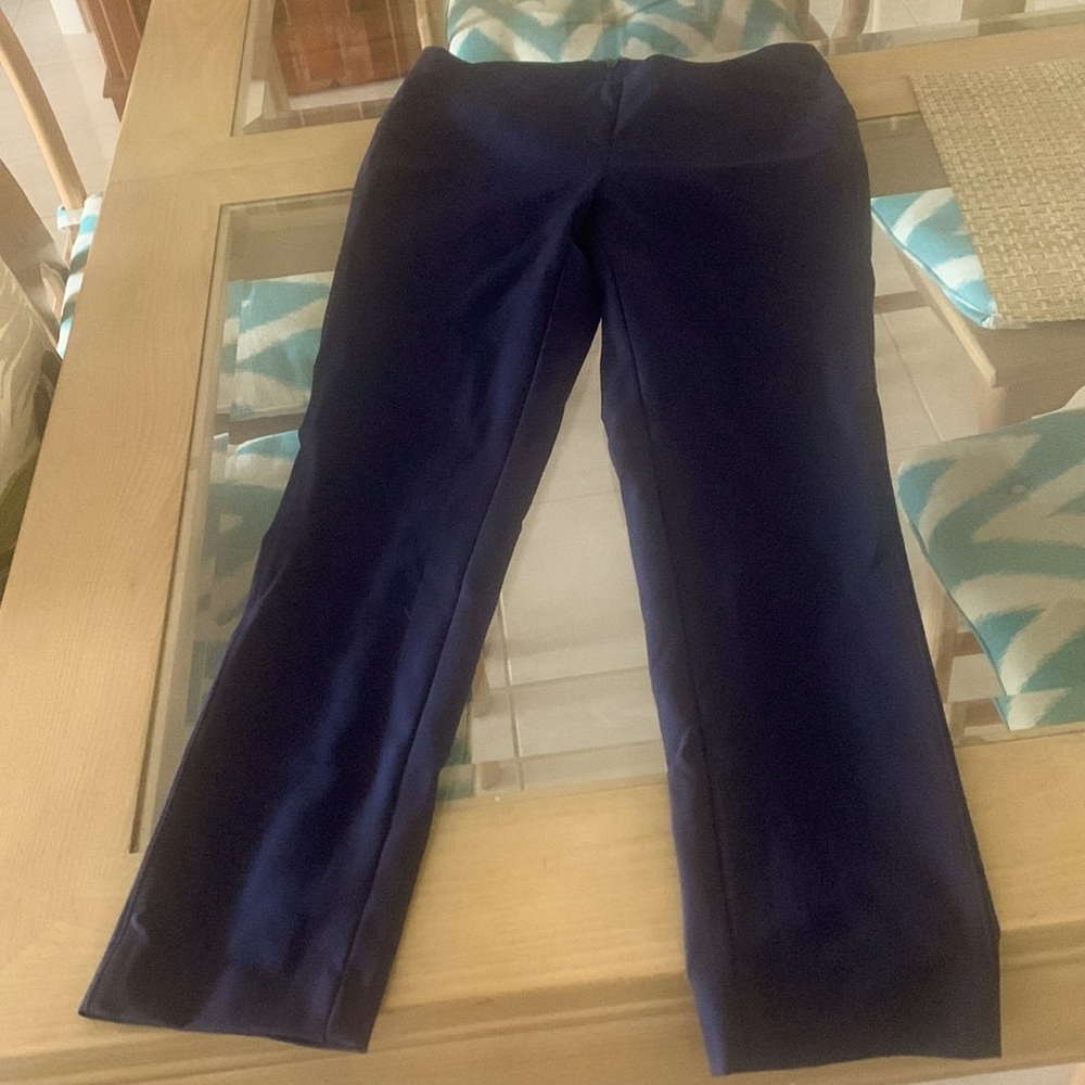Chico’s Black Label Navy Slim ladies slacks